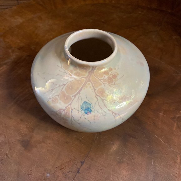 St Lukas Utrecht Other - Vintage St. Lukas Utrecht Glazed Pottery Made in Holland tiny chip in opening